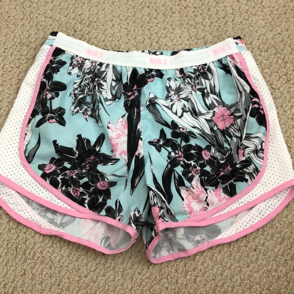 RARE Nike Tempo Floral Mesh Shorts